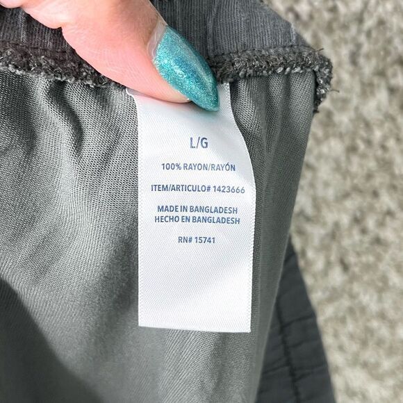 Splendid Joggers Women’s Large Green Camouflage Drawstring Pants - Picture 5 of 7